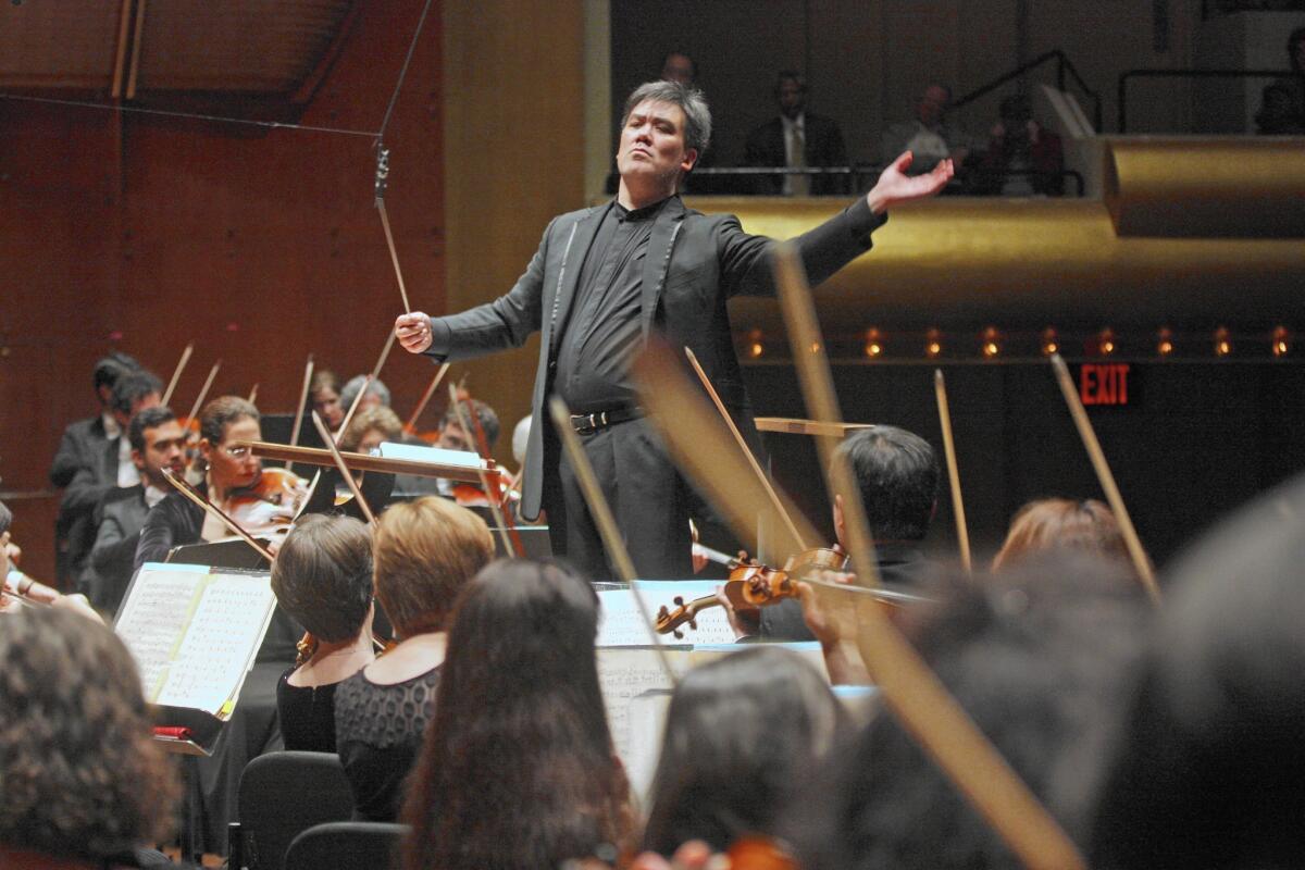 The New York Philharmonic, led by conductor Alan Gilbert, performs at 8 p.m. at Renée and Henry Segerstrom Concert Hall
