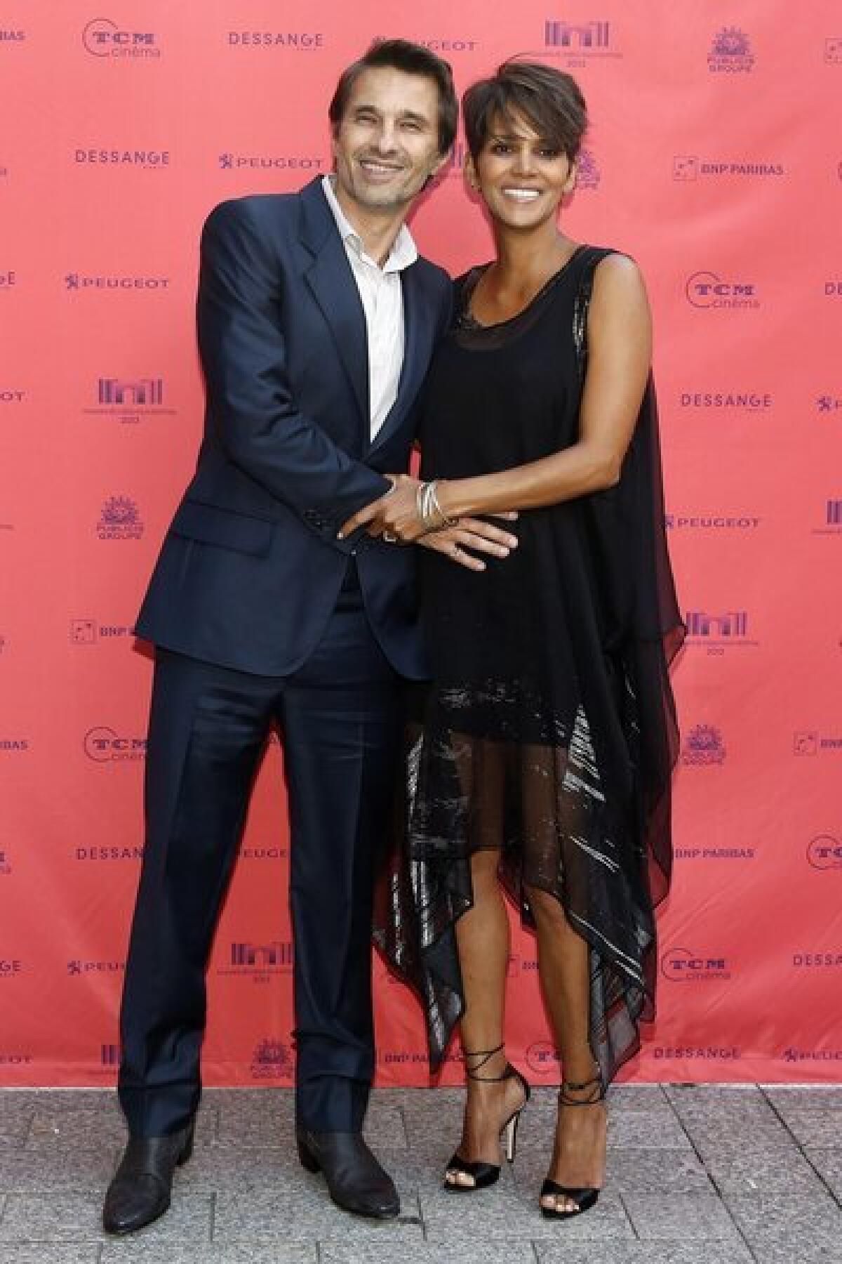Olivier Martinez and Halle Berry at the Champs Elysees Film Festival in Paris.