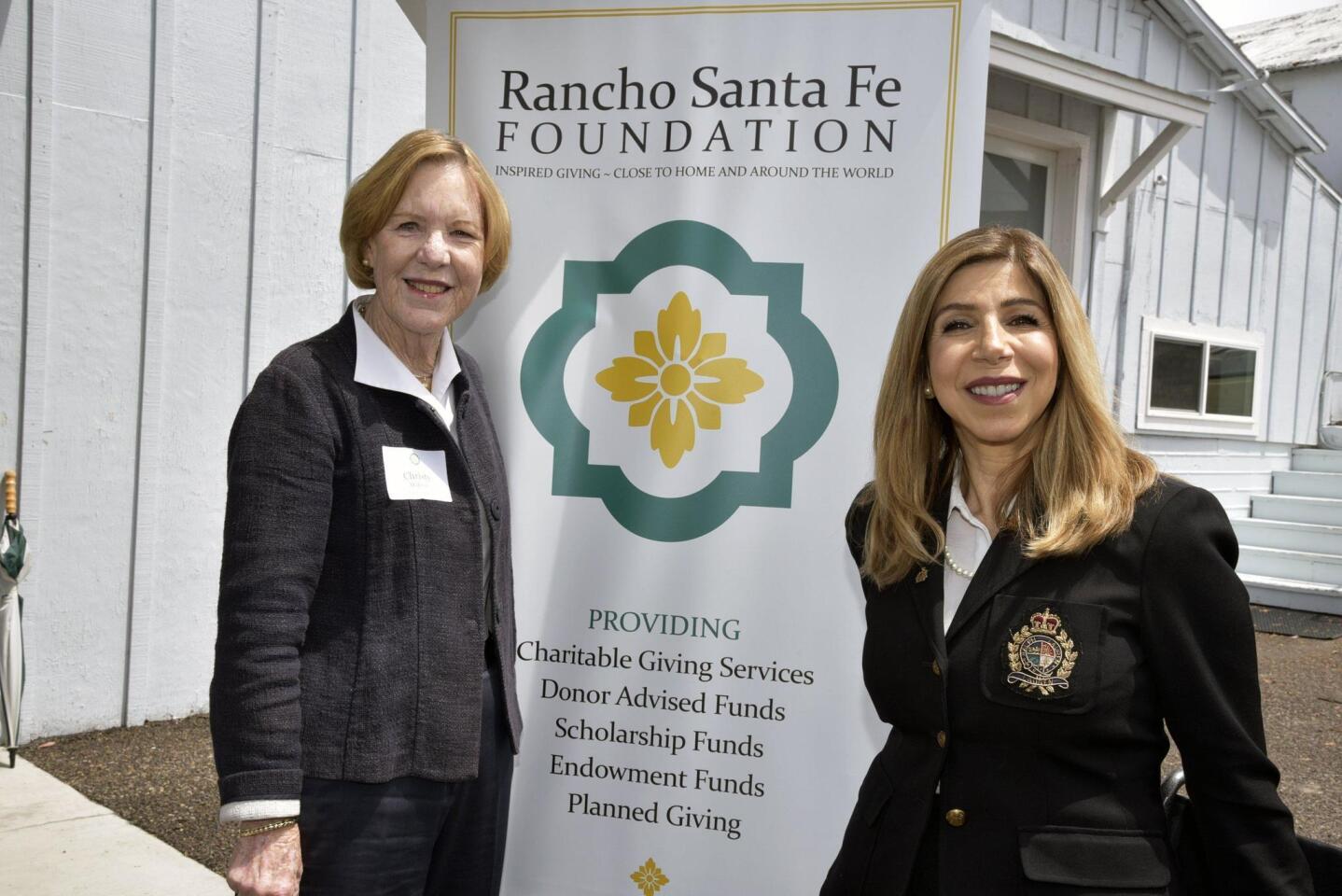 Rancho Santa Fe Foundation Chief Executive Officer Christy Wilson and San Diego County District Attorney Summer Stephan, a national leader in the fight against human trafficking