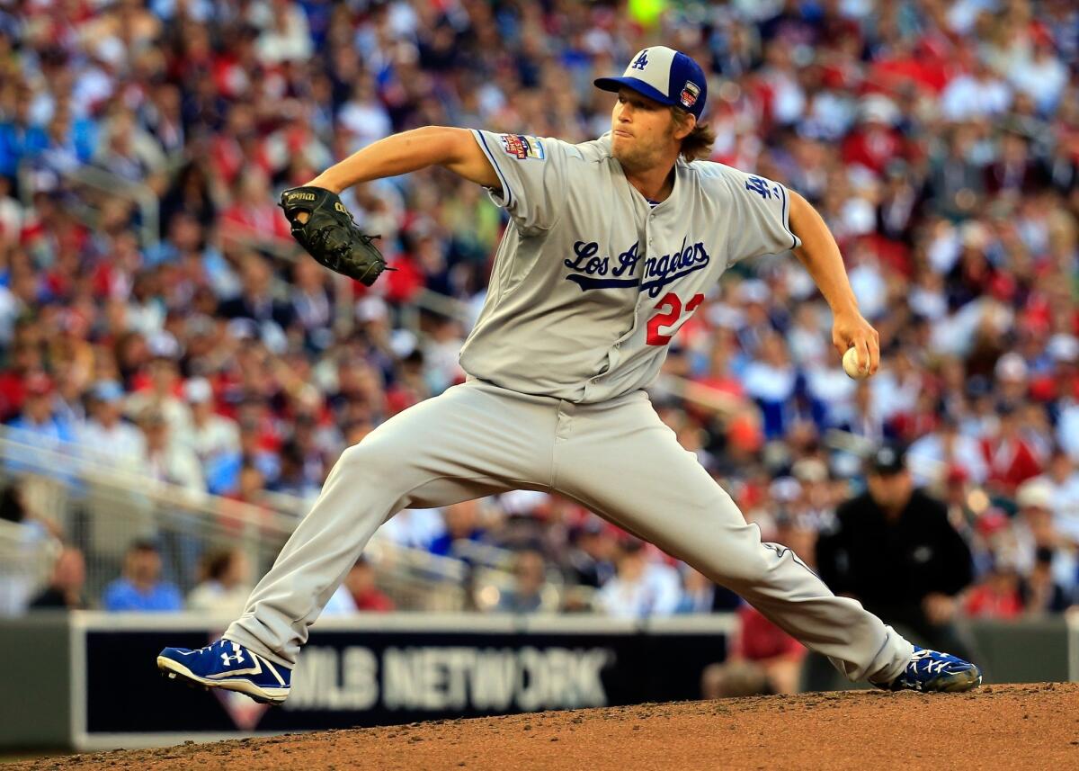 Clayton Kershaw pitched a scoreless third inning for the National League All-Star team, striking out Oakland's Josh Donaldson while not giving up a single hit.