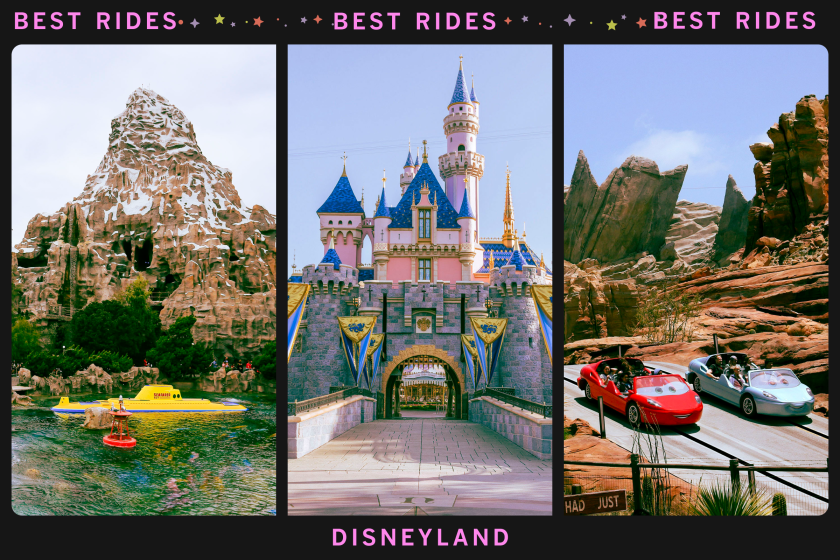 picture of three best rides at Disneyland