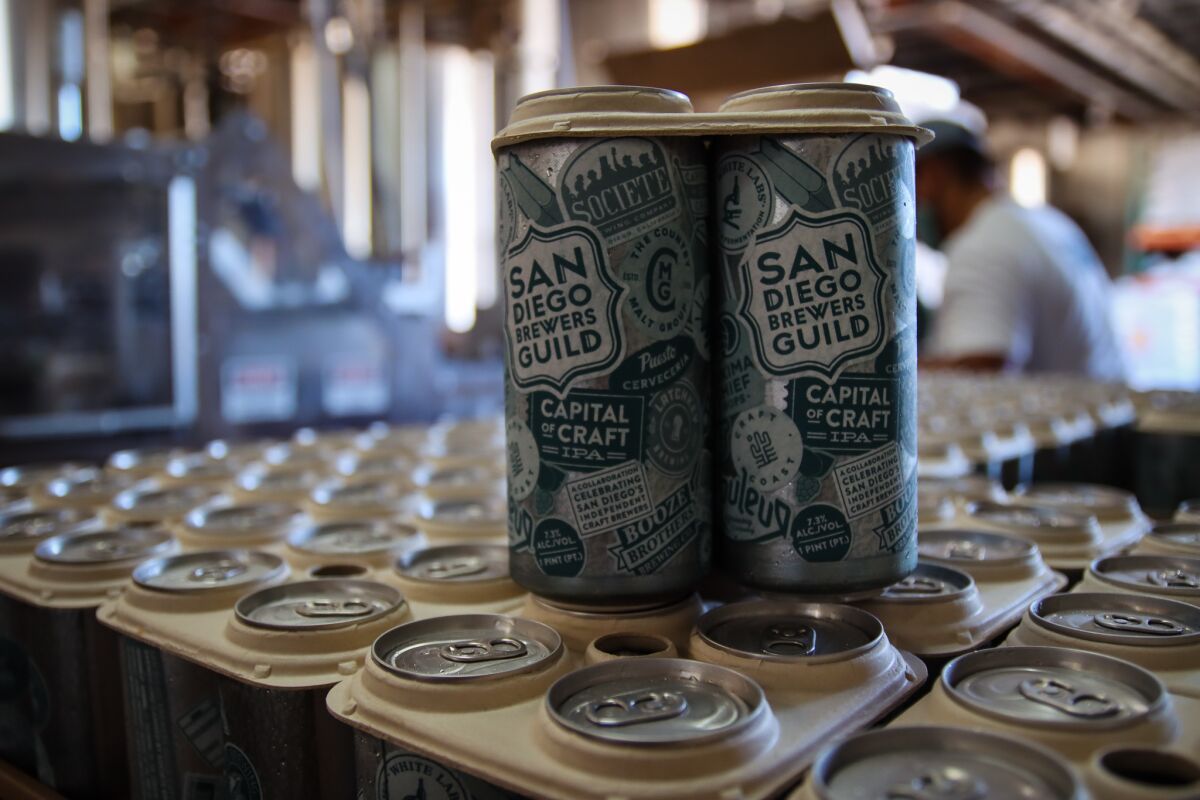 2021 Capital of Craft, an annual collaboration featuring eight breweries, is available in four-packs of 16-ounce cans.