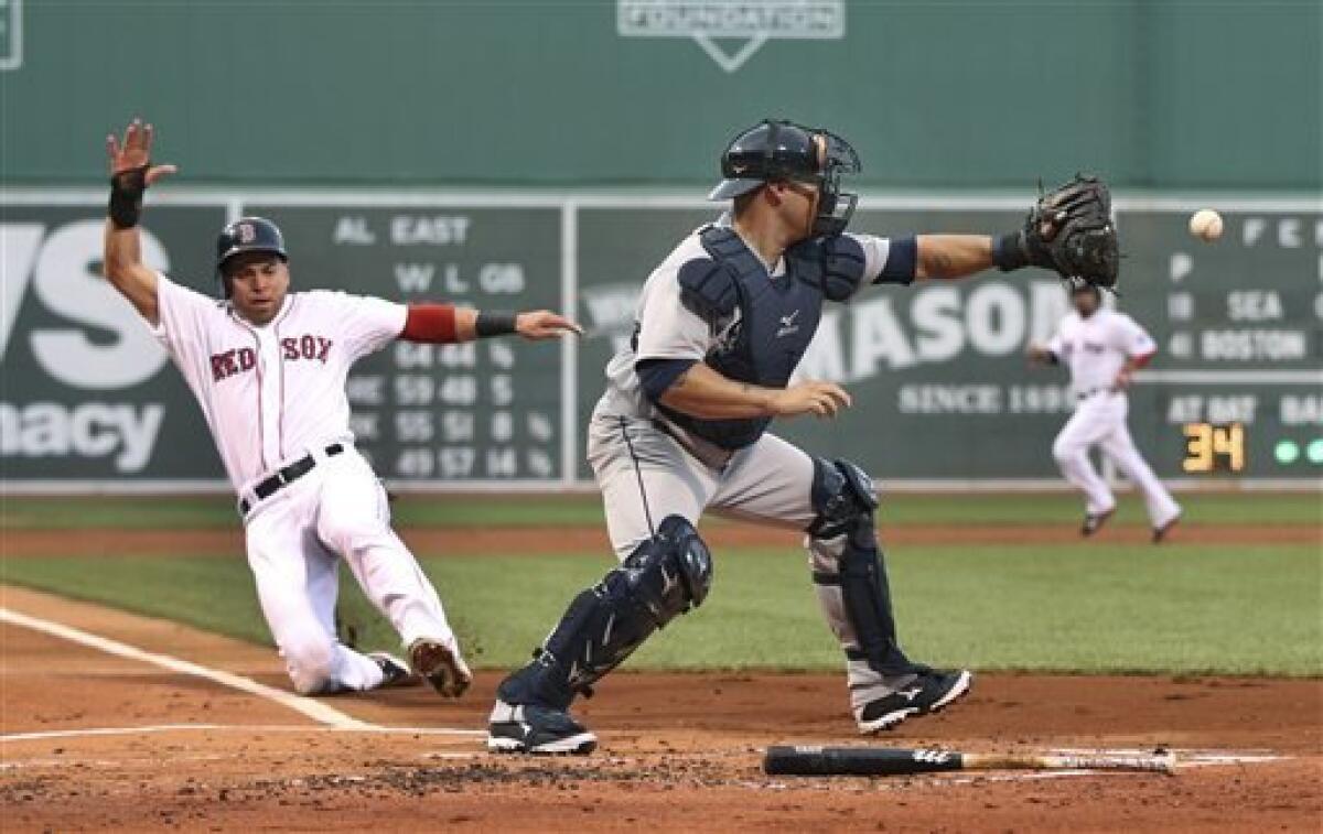 RED SOX: Walk off single by Shane Victorino lifts Sox over Rays