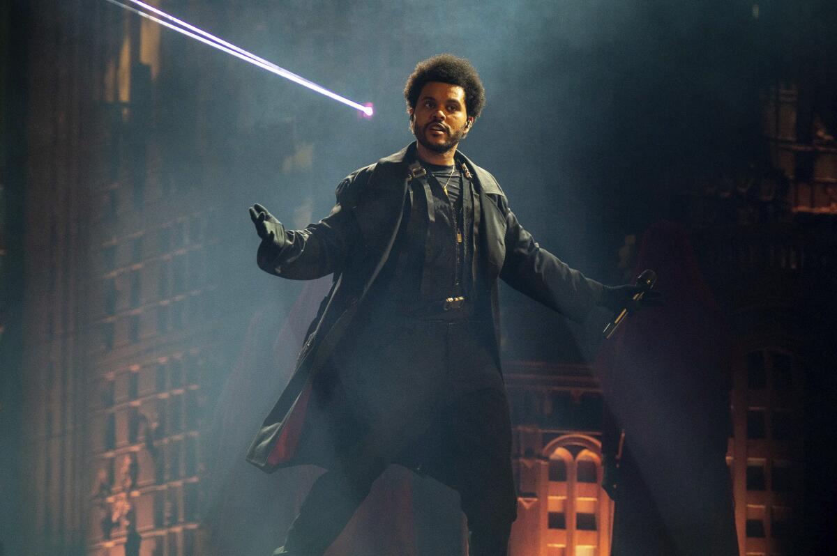 The Weeknd SoFi Stadium Black Coat