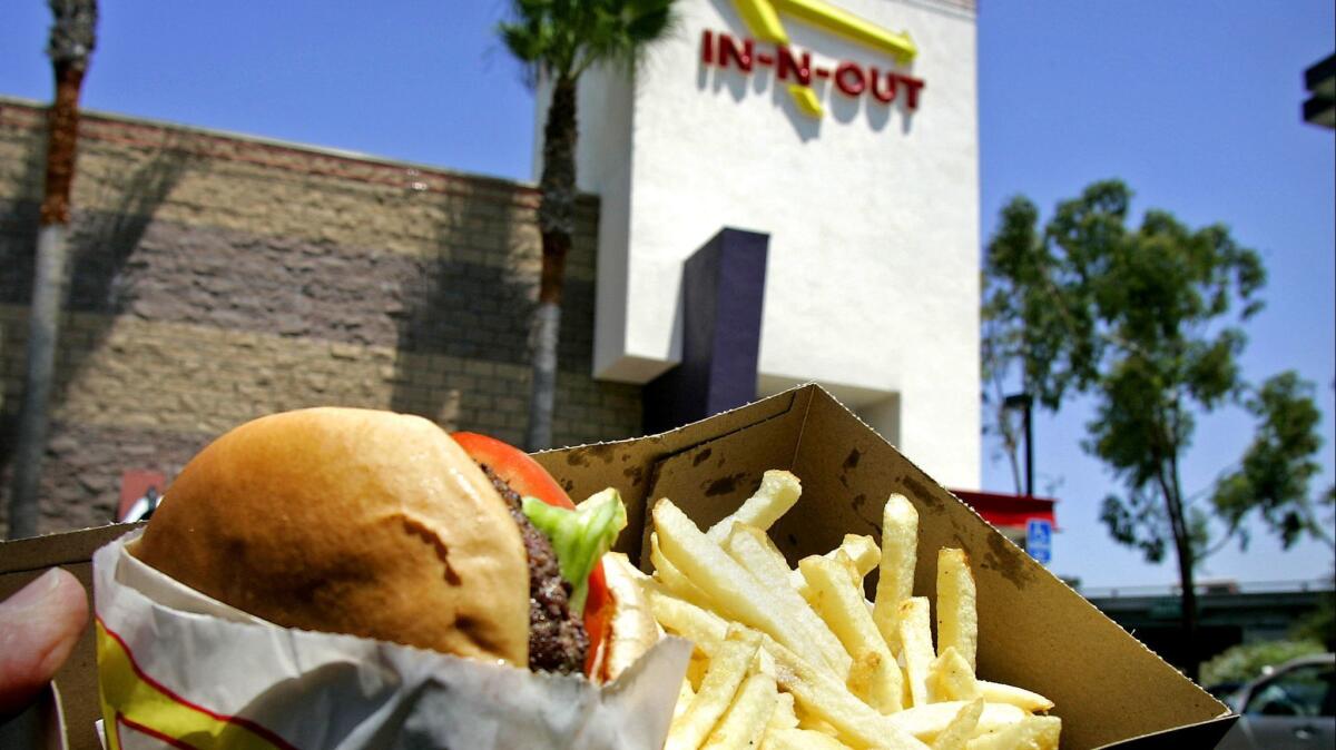 In-N-Out and other fast-food chains accounted for more than $3,300 in expenses.