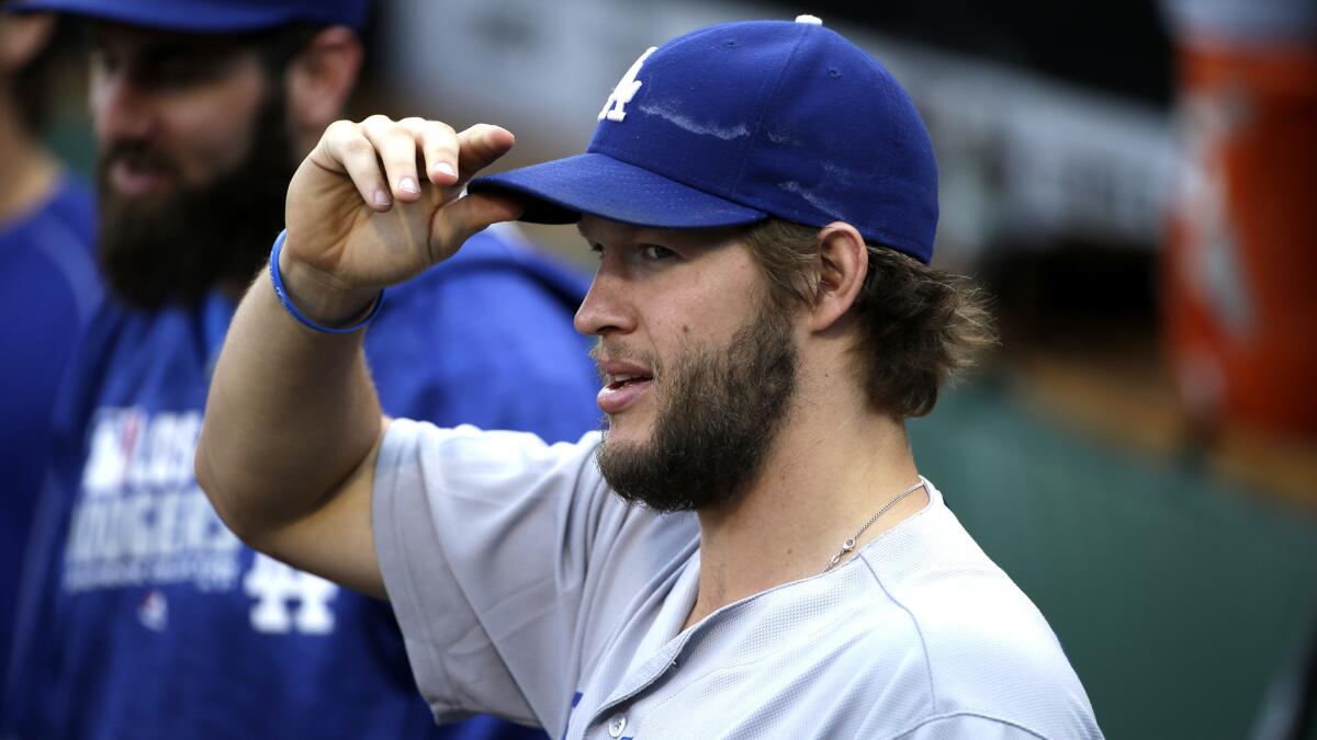Dodgers ace Clayton Kershaw is on the disabled list because of a herniated disk.