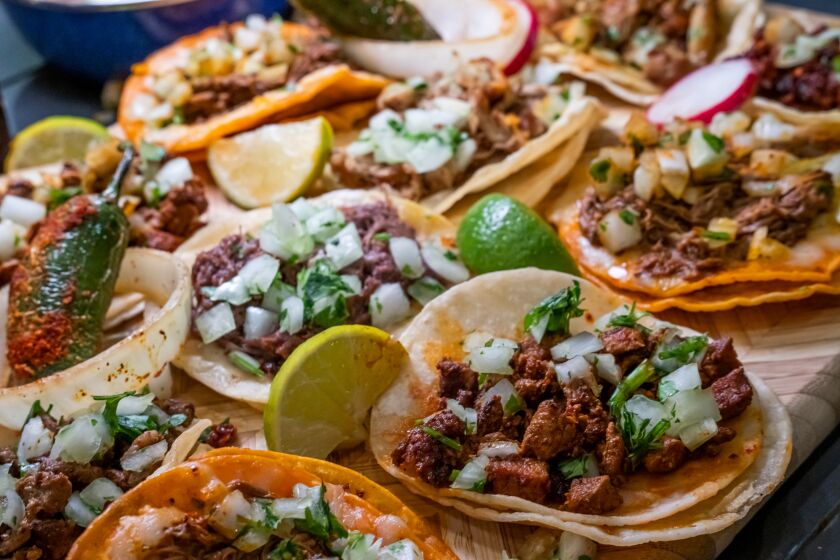 Assortment Of Delicious Authentic Tacos