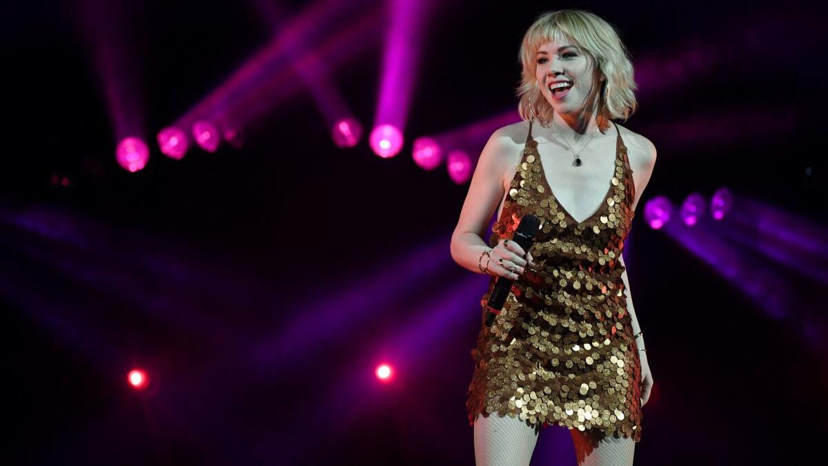 Singer-songwriter Carly Rae Jepsen.