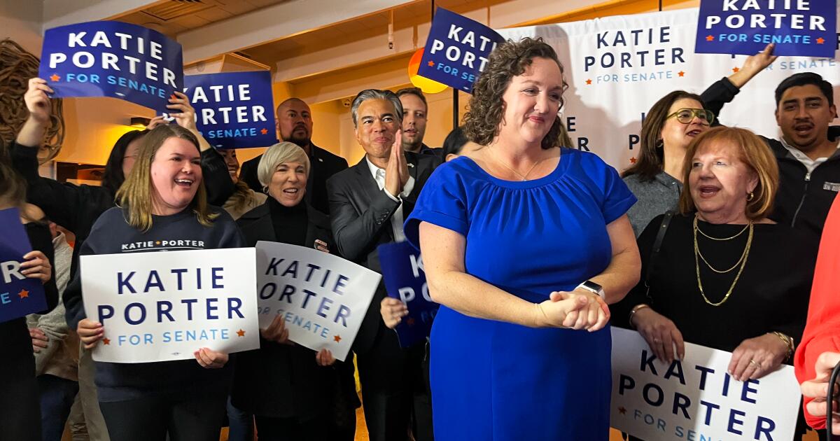 Column: Katie Porter is nearly done with Congress. But she's not finished yet