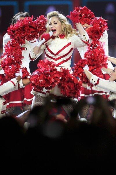 Madonna performs in concert at Staples Center on Oct. 11, 2012, in Los Angeles.