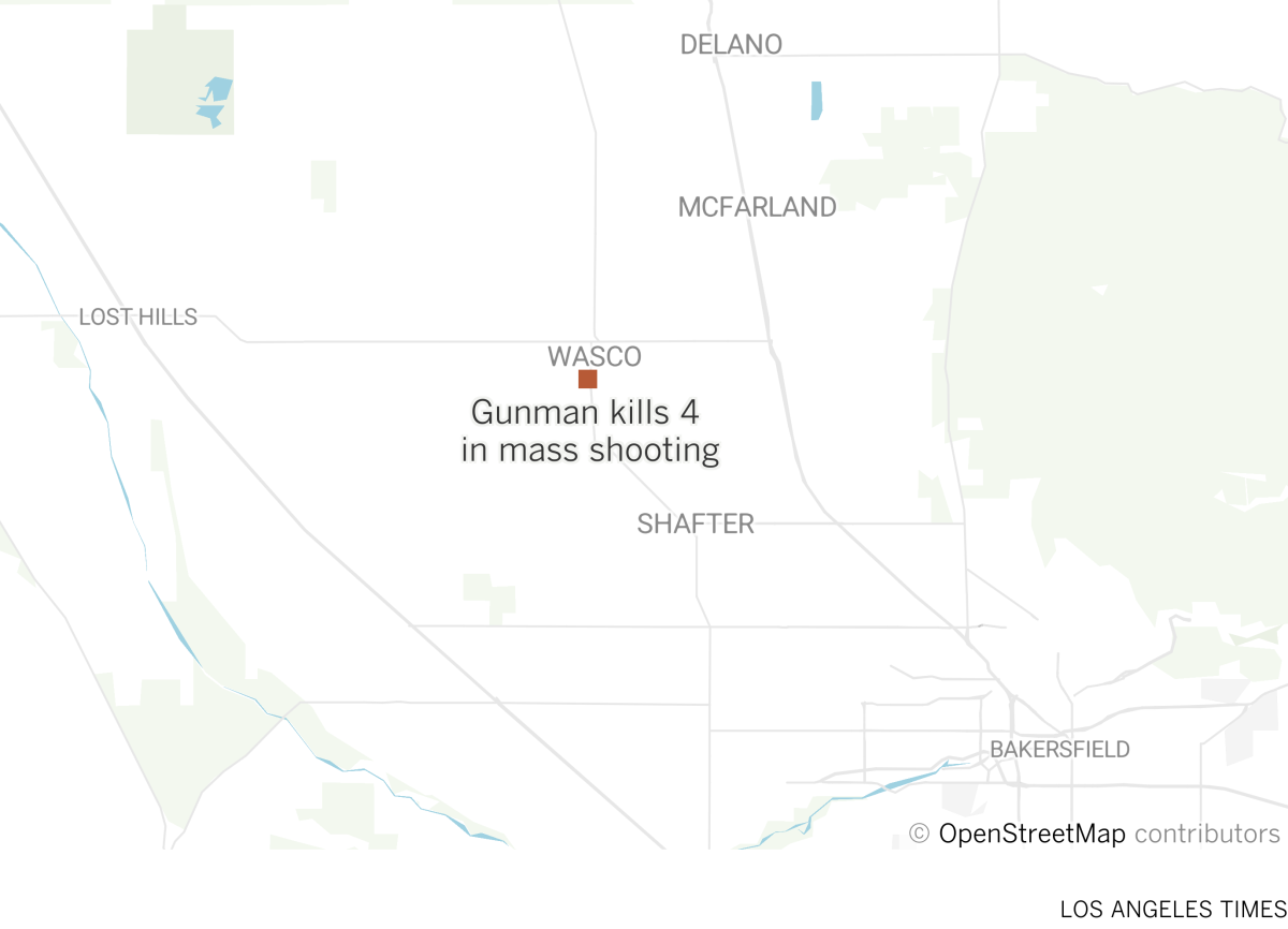 Gunman kills 4 in Kern County mass shooting