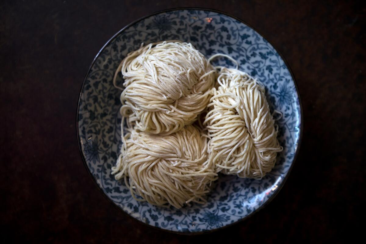 House made ramen noodles at Izakaya Kichinto