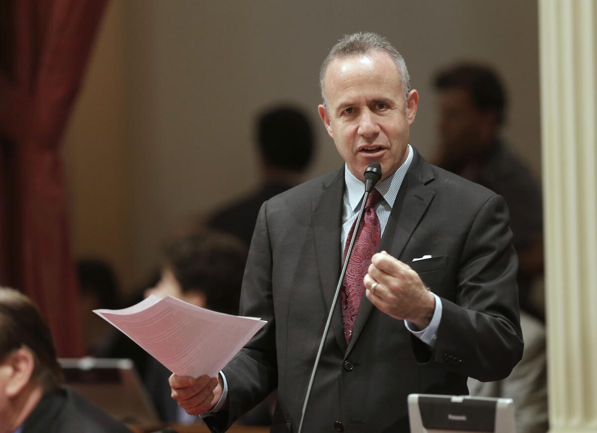 State Senate President Pro Tem Darrell Steinberg, D-Sacramento, speaking on a bill at the Capitol in Sacramento last year. He has appointed a friend and former campaign manager to a high-paying board post.