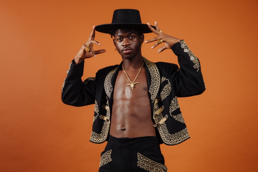 Lil Nas X poses for a portrait 