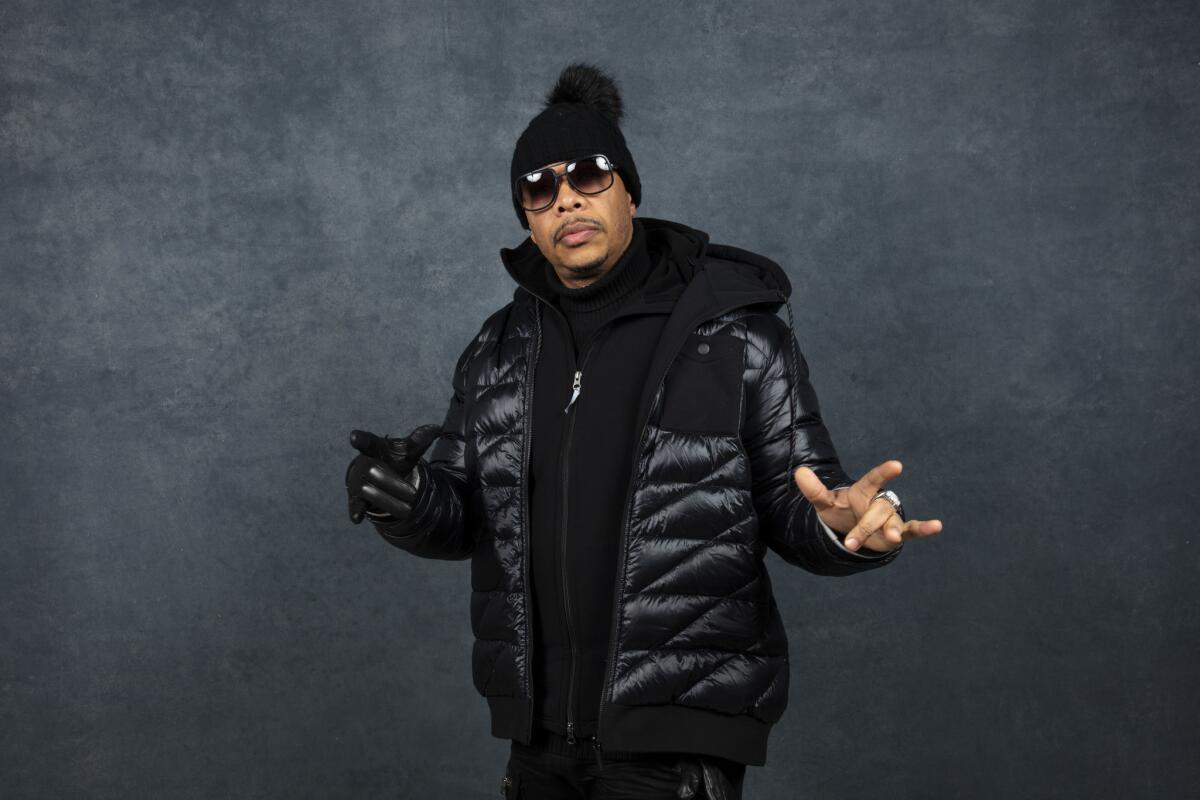 Wu-Tang Clan's U-God at the L.A. Times Photo and Video Studio at the 2019 Sundance Film Festival, in Park City, Utah.