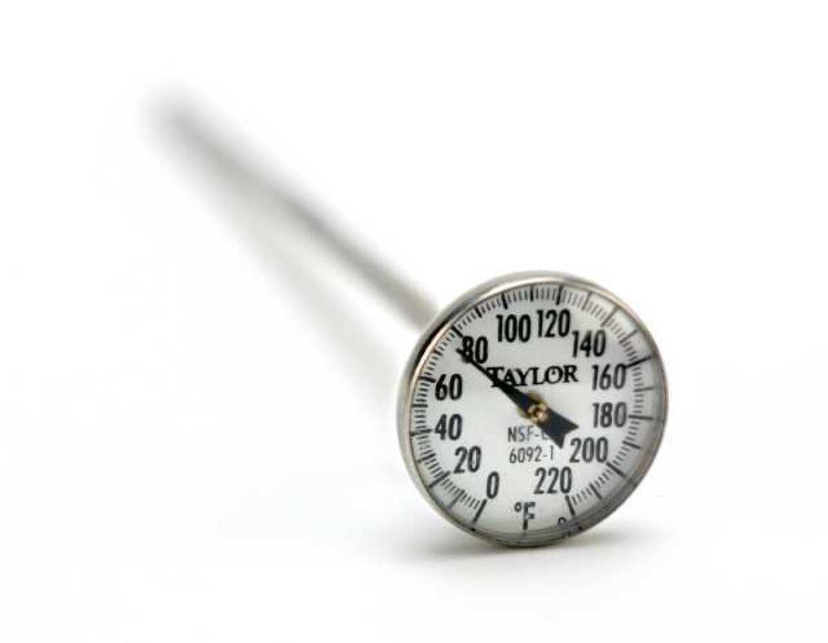 Instant-read thermometer.