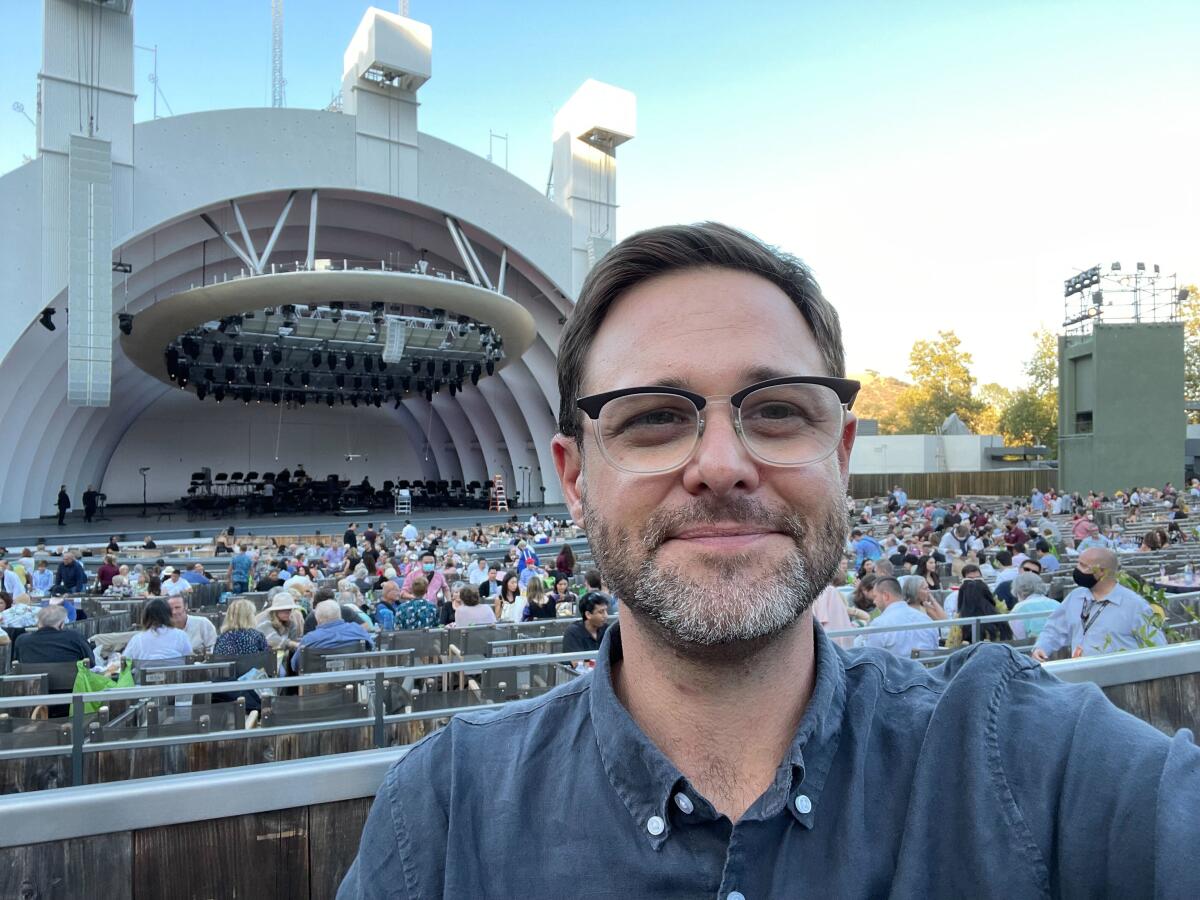 Picture of Matthew Ballinger at the Hollywood Bowl
