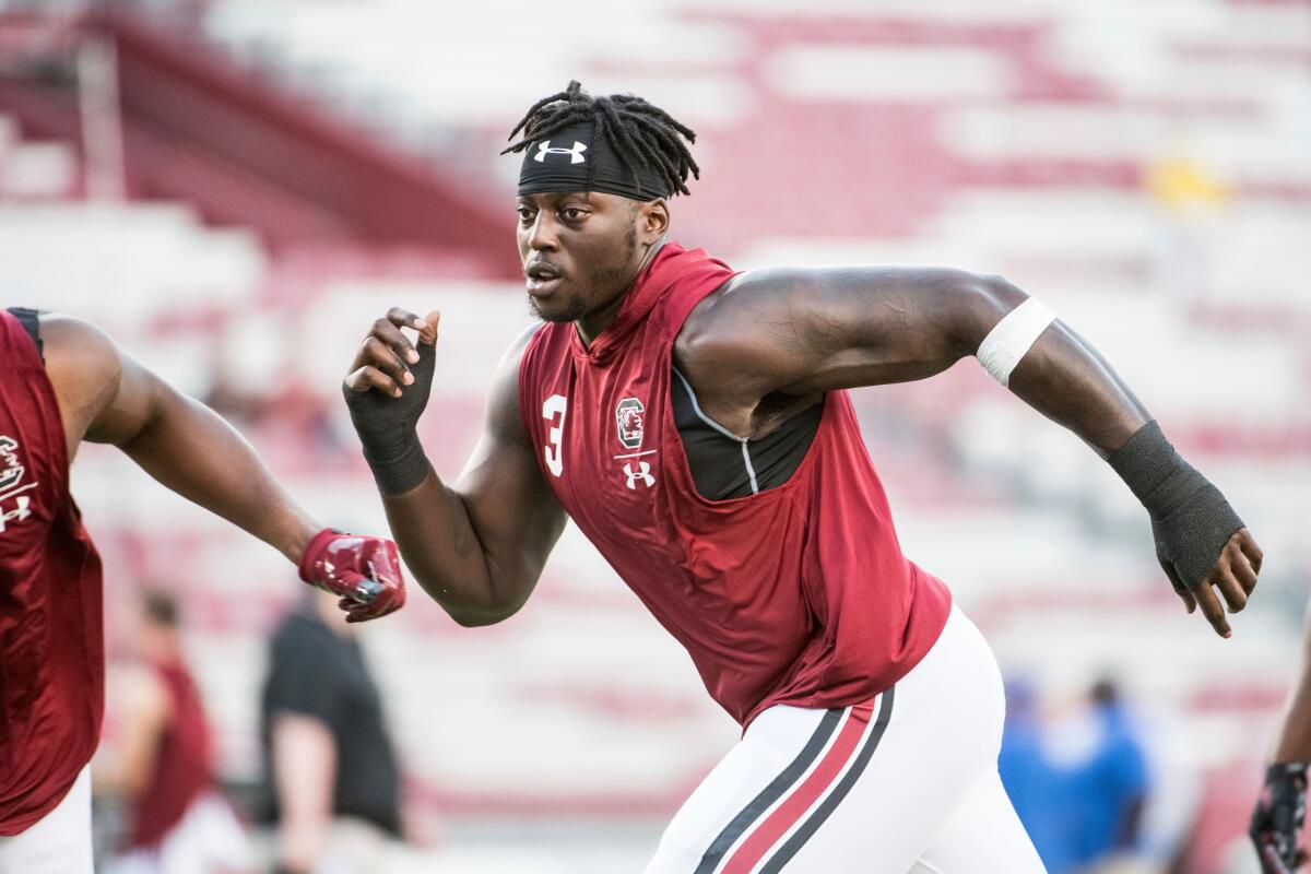  South Carolina defensive tackle Javon Kinlaw.