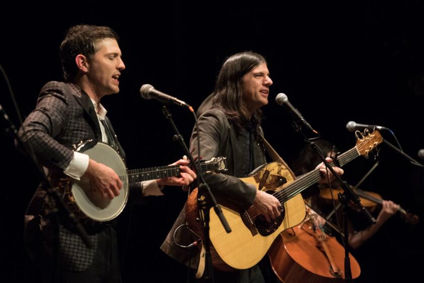 NEW YORK, NY - JANUARY 24: Scott Avett and Seth Avett of The Avett Brothers perform during HBO's "May It Last: A Portrait of the Avett Brothers" NYC premiere on January 24, 2018 in New York City. (Photo by Noam Galai/Getty Images for HBO) ** OUTS - ELSENT, FPG, CM - OUTS * NM, PH, VA if sourced by CT, LA or MoD **