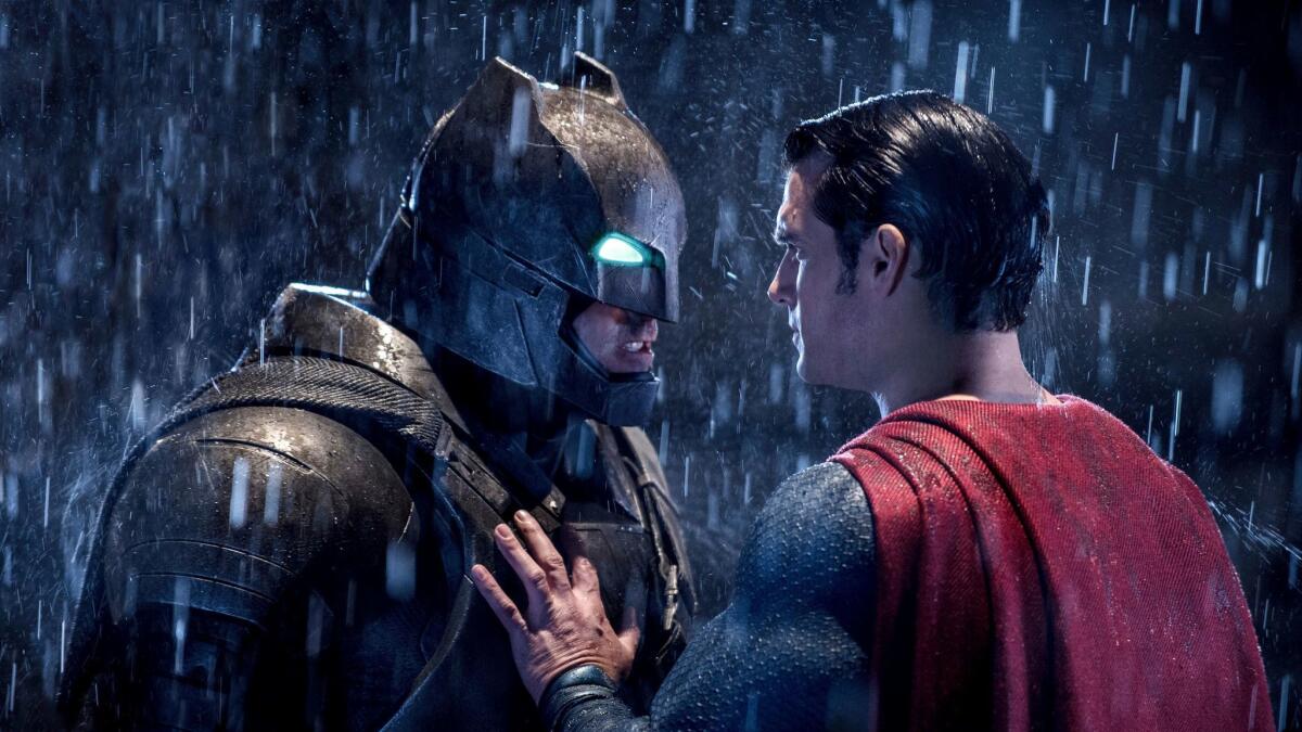 A scene from Warner Bros.' "Batman v Superman: Dawn of Justice."