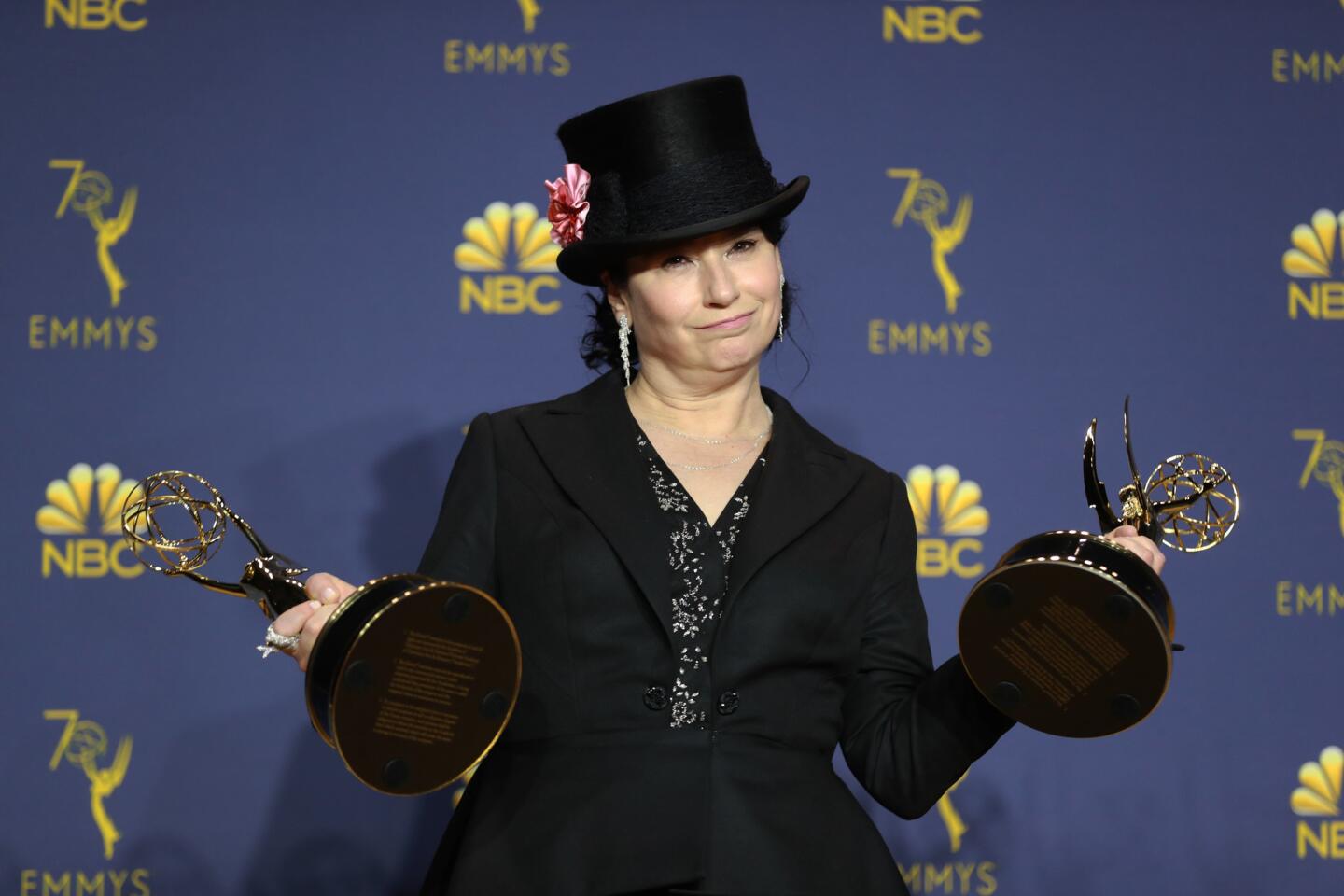 Emmy winners backstage