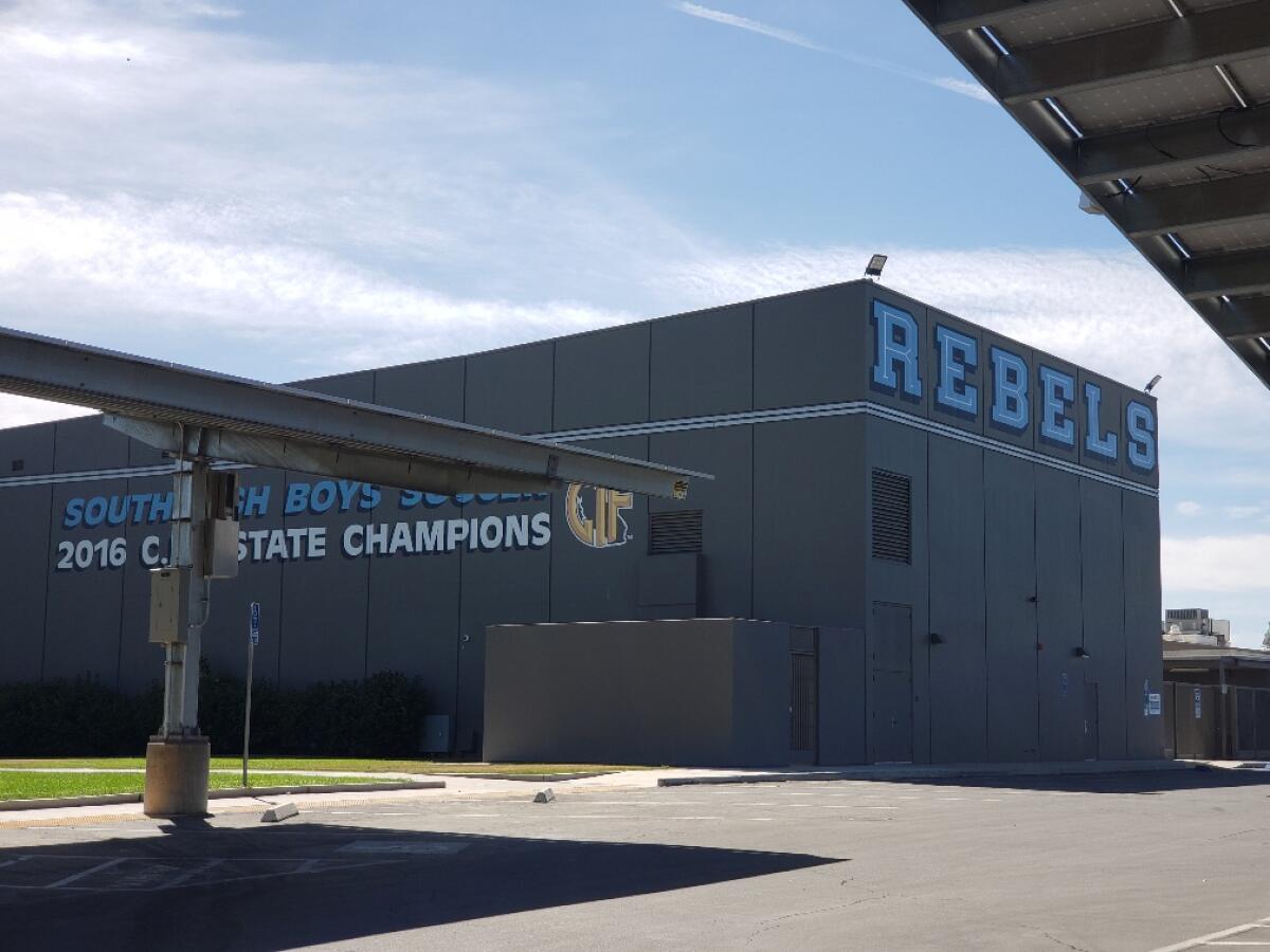 The motto of Bakersfield's 1957 South High School is "Home of the Rebels."