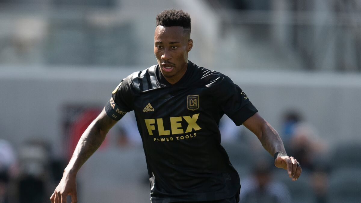 Los Angeles FC midfielder Mark-Anthony Kaye