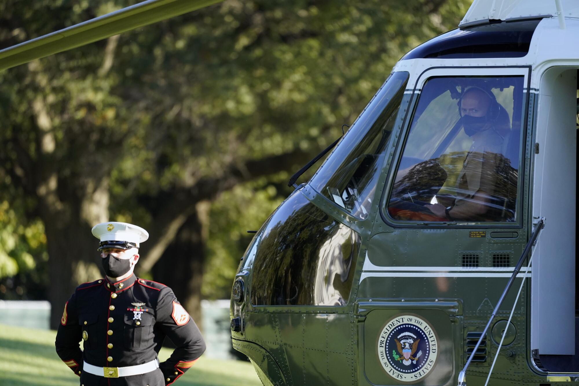 The pilot of Marine One