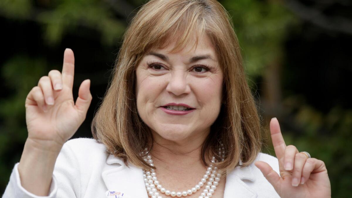 Orange County congresswoman and U.S. Senate candidate Loretta Sanchez.