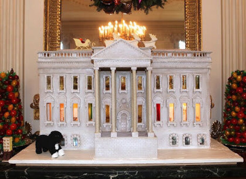 The White House gingerbread house