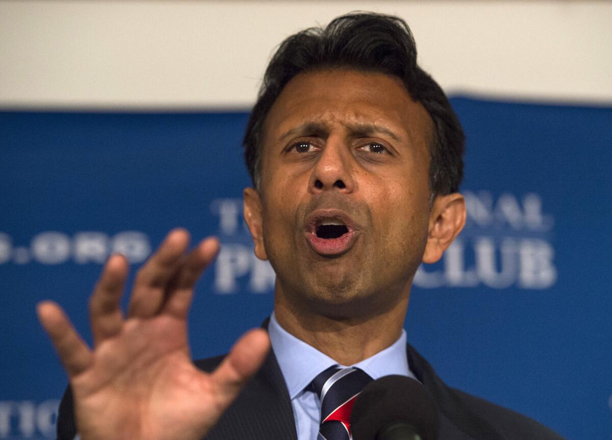 Louisiana Gov. Bobby Jindal, who once warned against the GOP becoming the "stupid party," is now leading the parade.