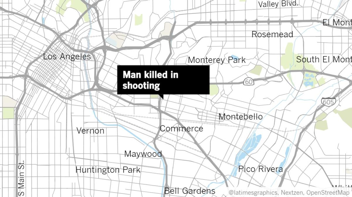 A man was killed in a possible gang-related shooting, police said. 