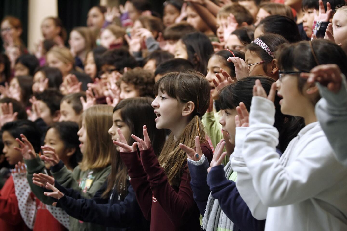 Photo Gallery: Dunsmore Elementary sings for the holidays