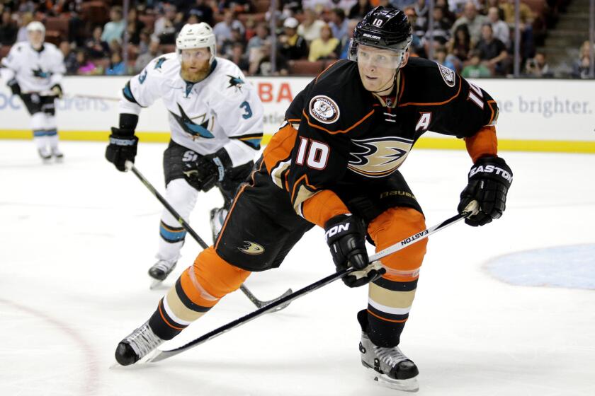 Ducks right wing Corey Perry is still in search of his first goal this season.