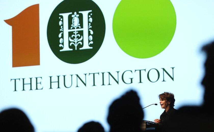 Huntington president Karen R. Lawrence