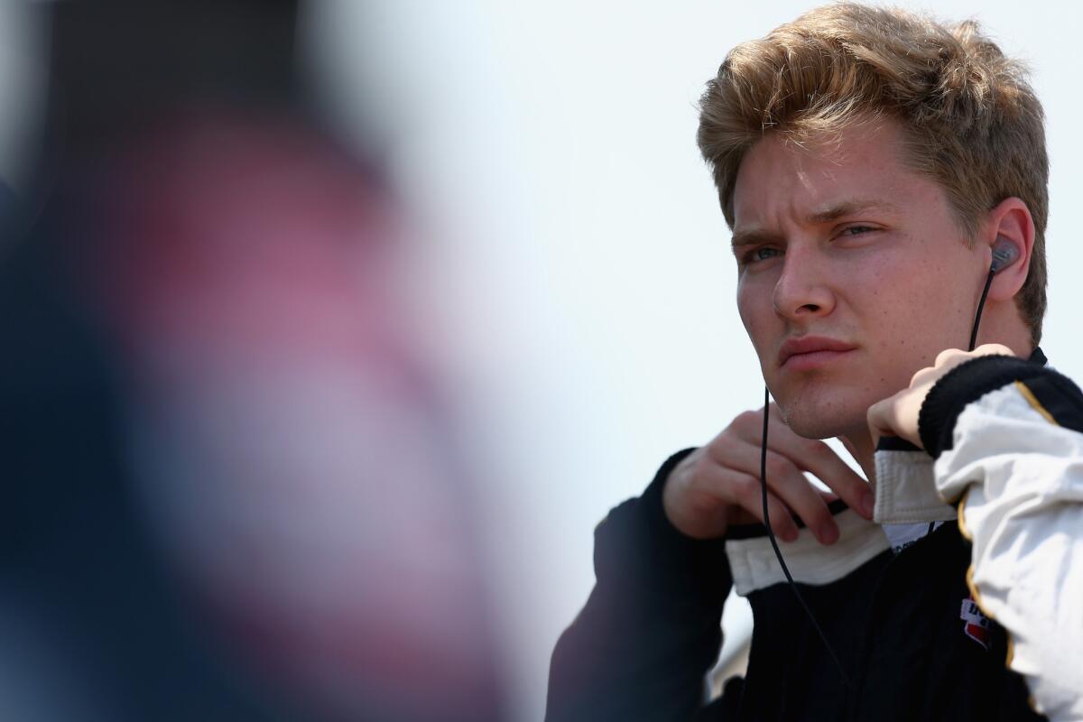 IndyCar driver Josef Newgarden, shown during a practice session at Texas Motor Speedway on June 5, won the Honda Indy Toronto race on Sunday.