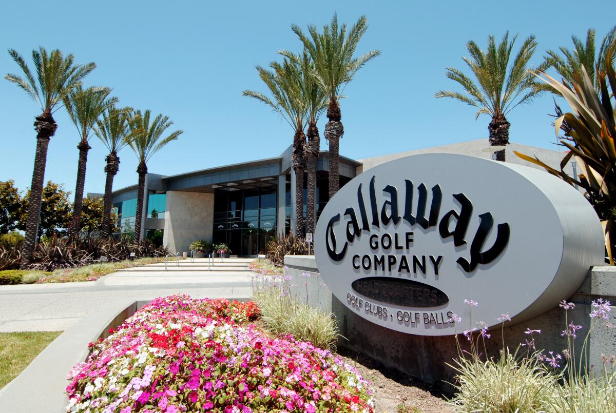 The headquarters of Callaway Golf Co. in Carlsbad, Calif. is seen Thursday, June 23, 2005. 