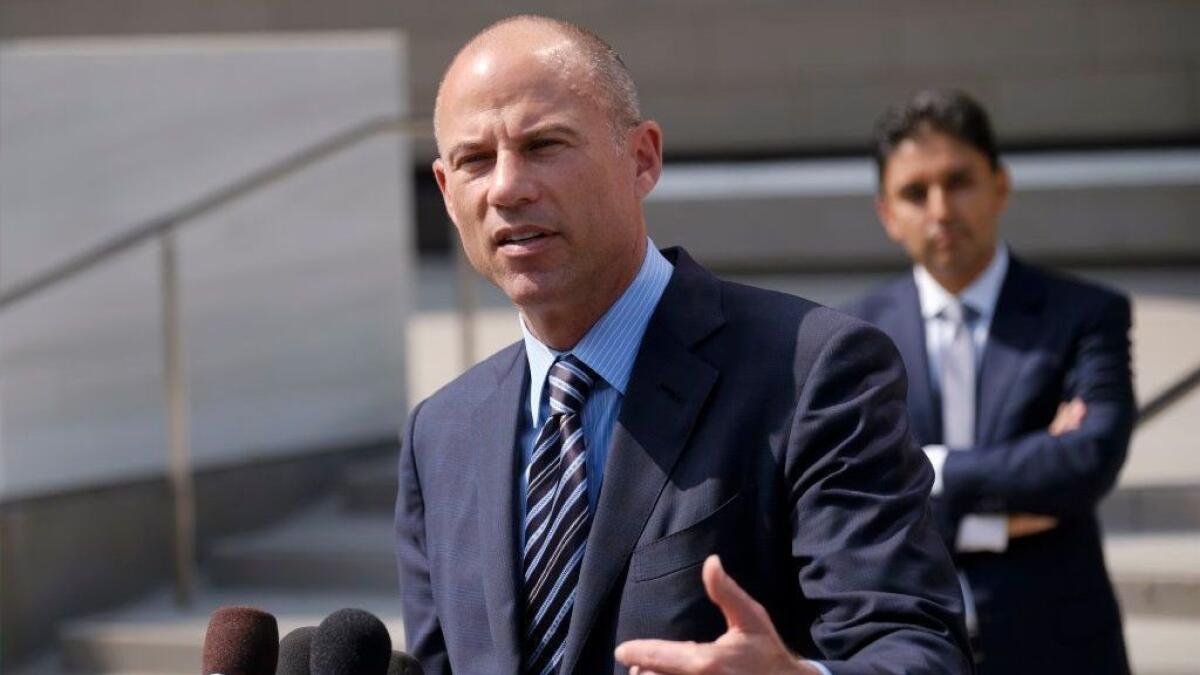 U.S. prosecutors announced Monday that they have charged Michael Avenatti with extortion and bank and wire fraud. A spokesman for the U.S. attorney in Los Angeles said Avenatti was arrested Monday in New York.