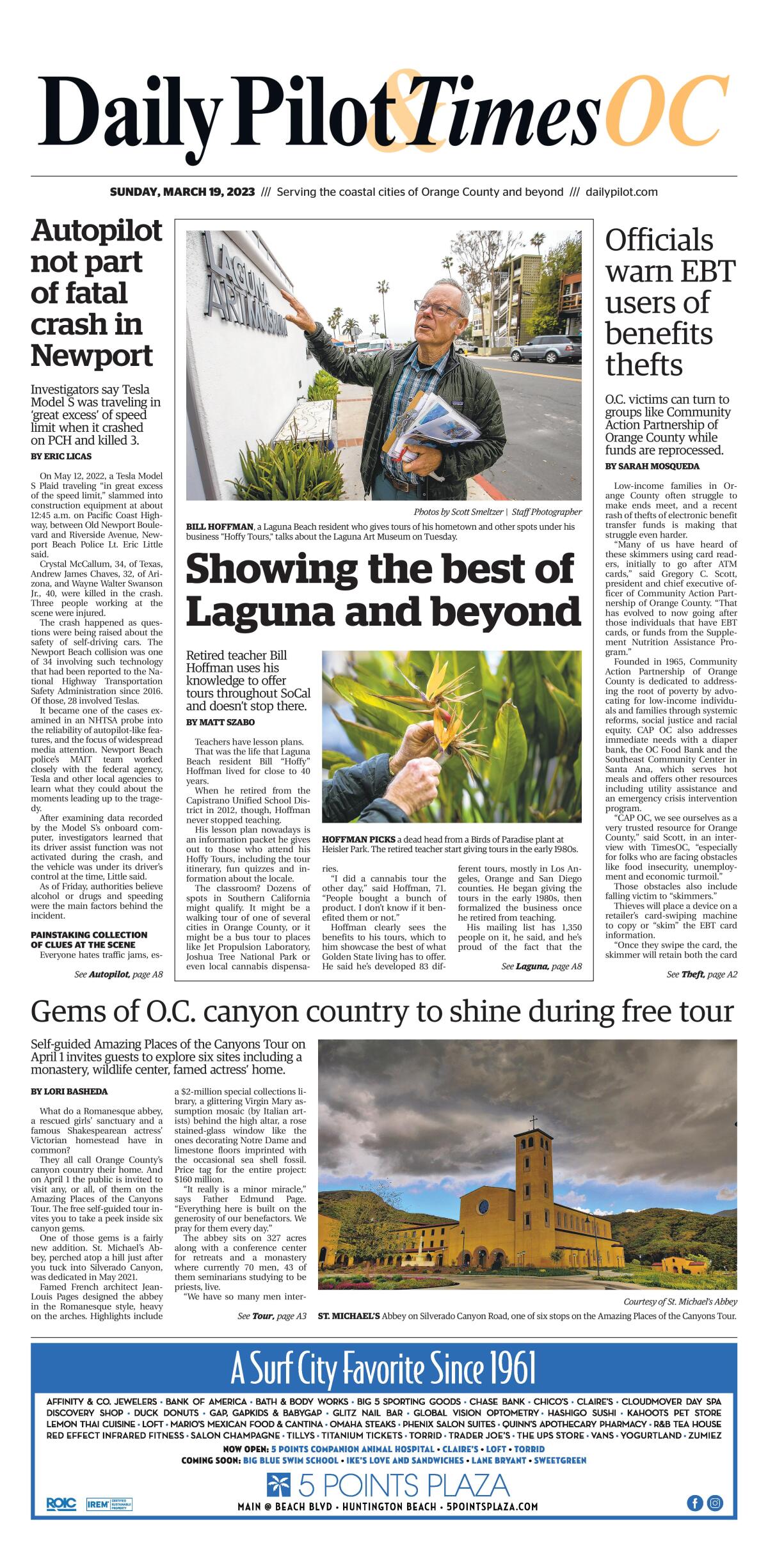 Daily Pilot e-newspaper: Sunday, March 19, 2023 - Los Angeles Times
