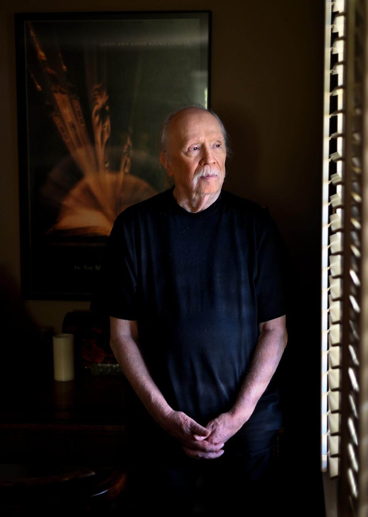 John Carpenter at his home in Los Angeles.