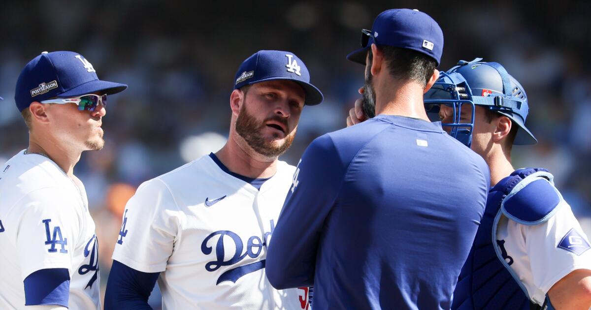 Shaikin: Dodgers not prioritizing victory in Game 2 of the NLCS is a risky strategy