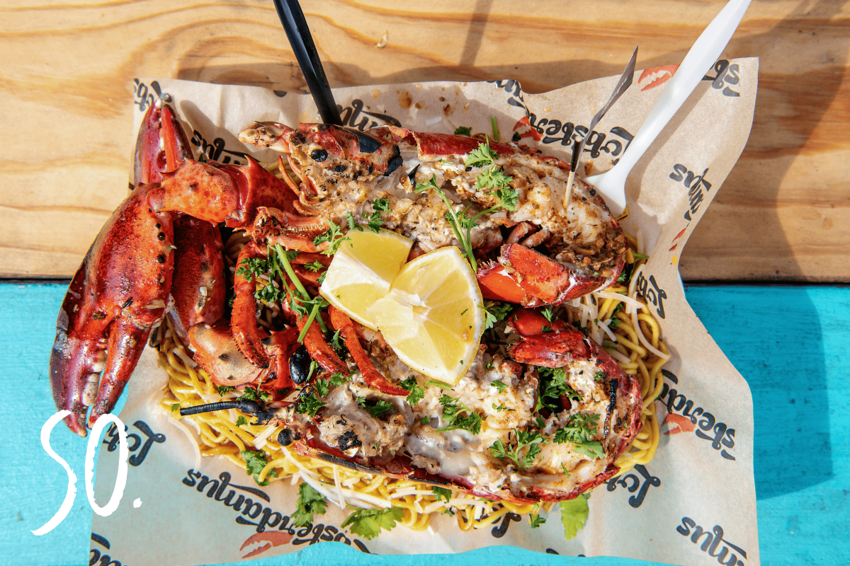 #50:  Grilled lobster from Lobsterdamus 