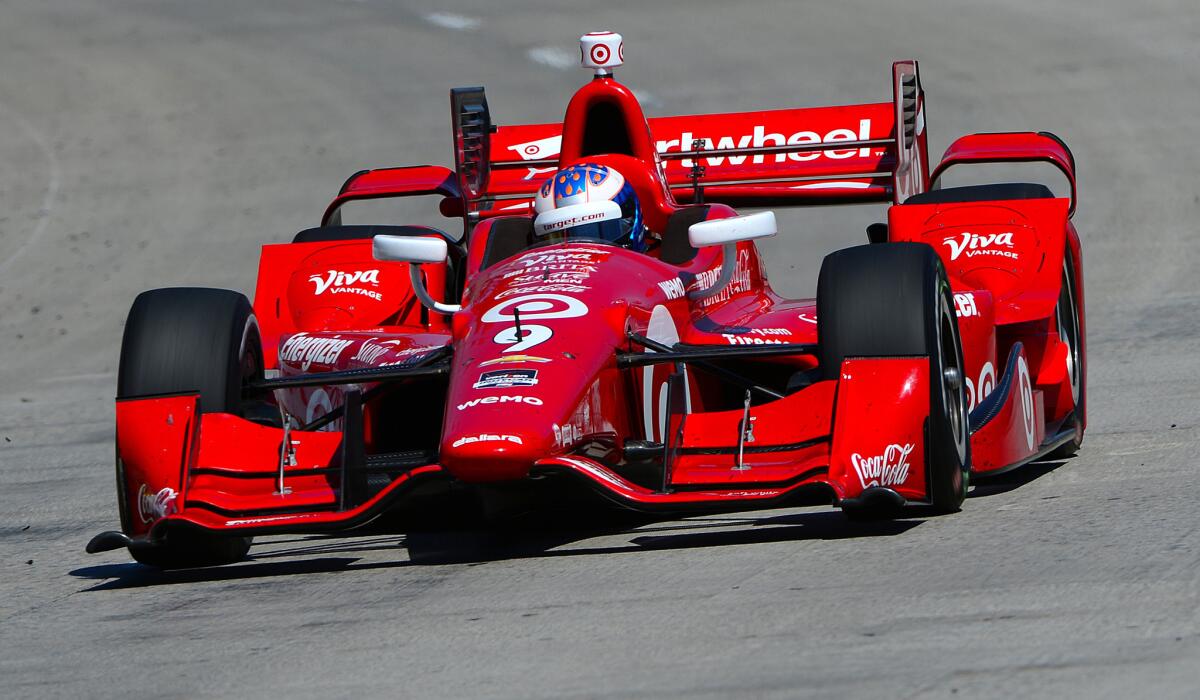 Scott Dixon won the Grand Prix of Long Beach on Sunday for the first time in nine attempts.
