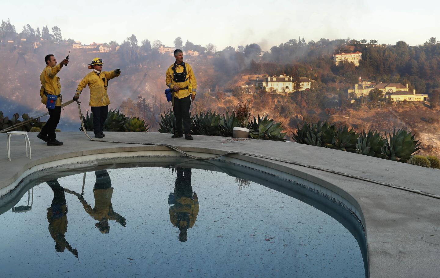 Skirball fire