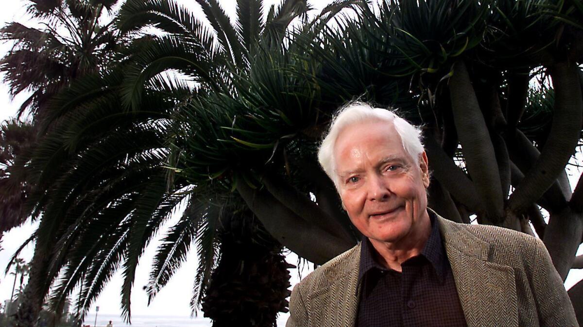 Award-winning poet W.S. Merwin, pictured here in 2001, died Friday at age 91.