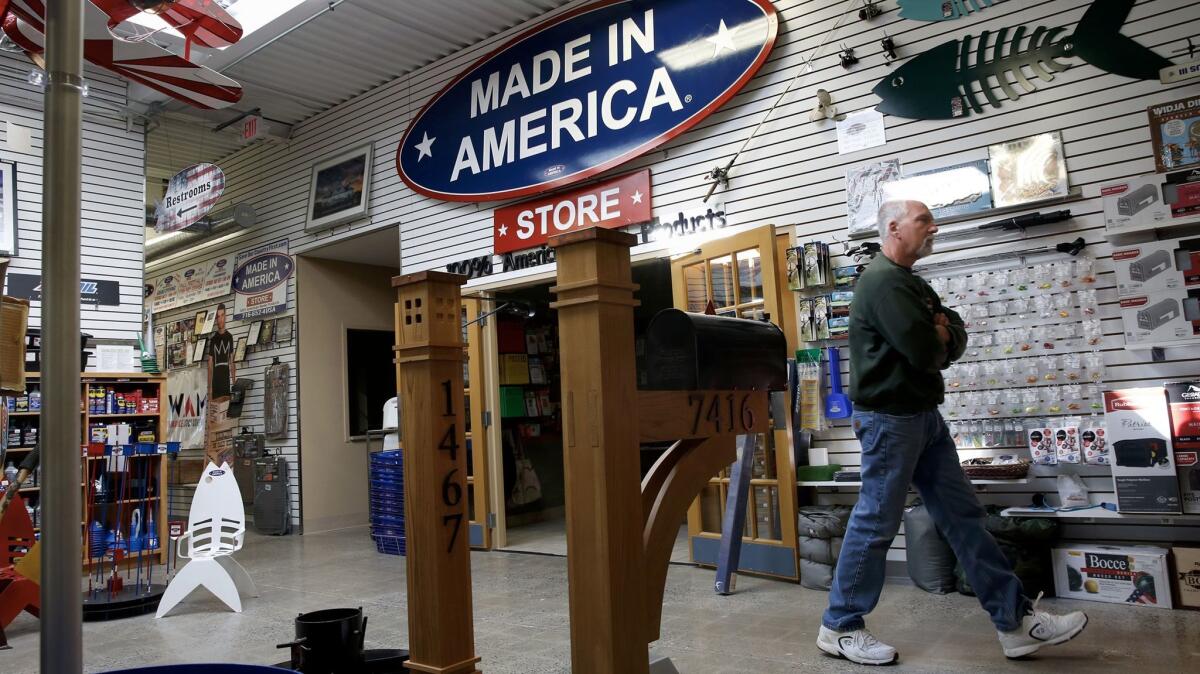 The Made in America Store began with just 50 products but now stocks more than 7,000.