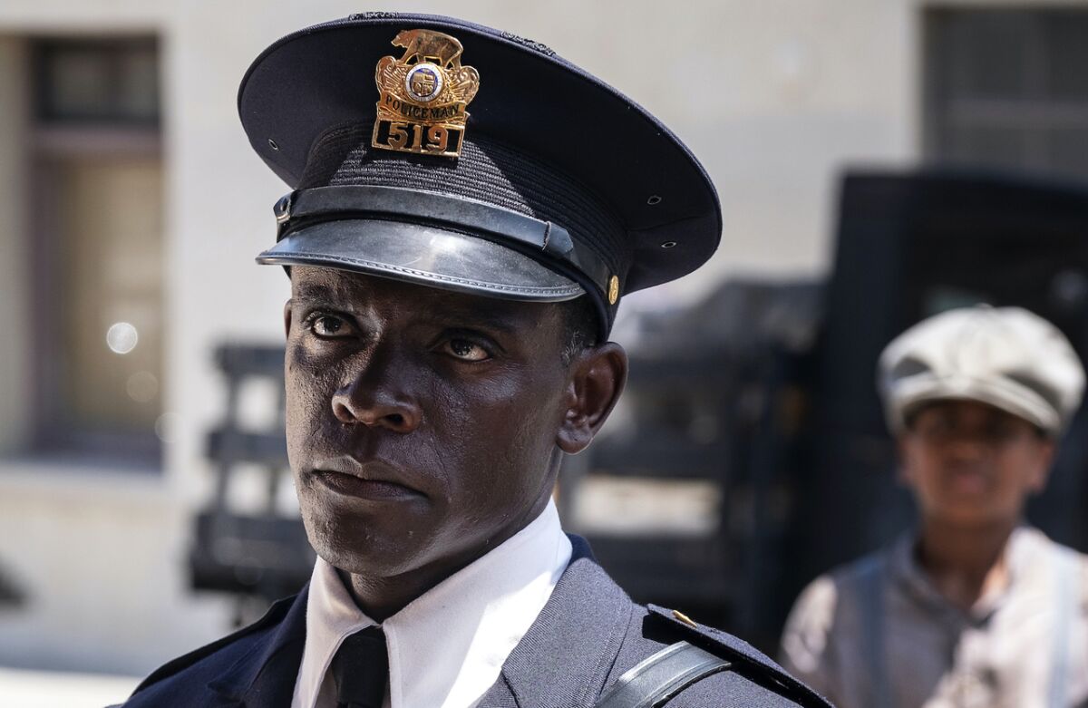 Chris Chalk plays Paul Drake, an L.A. police officer with a different view of a case in HBO's "Perry Mason."