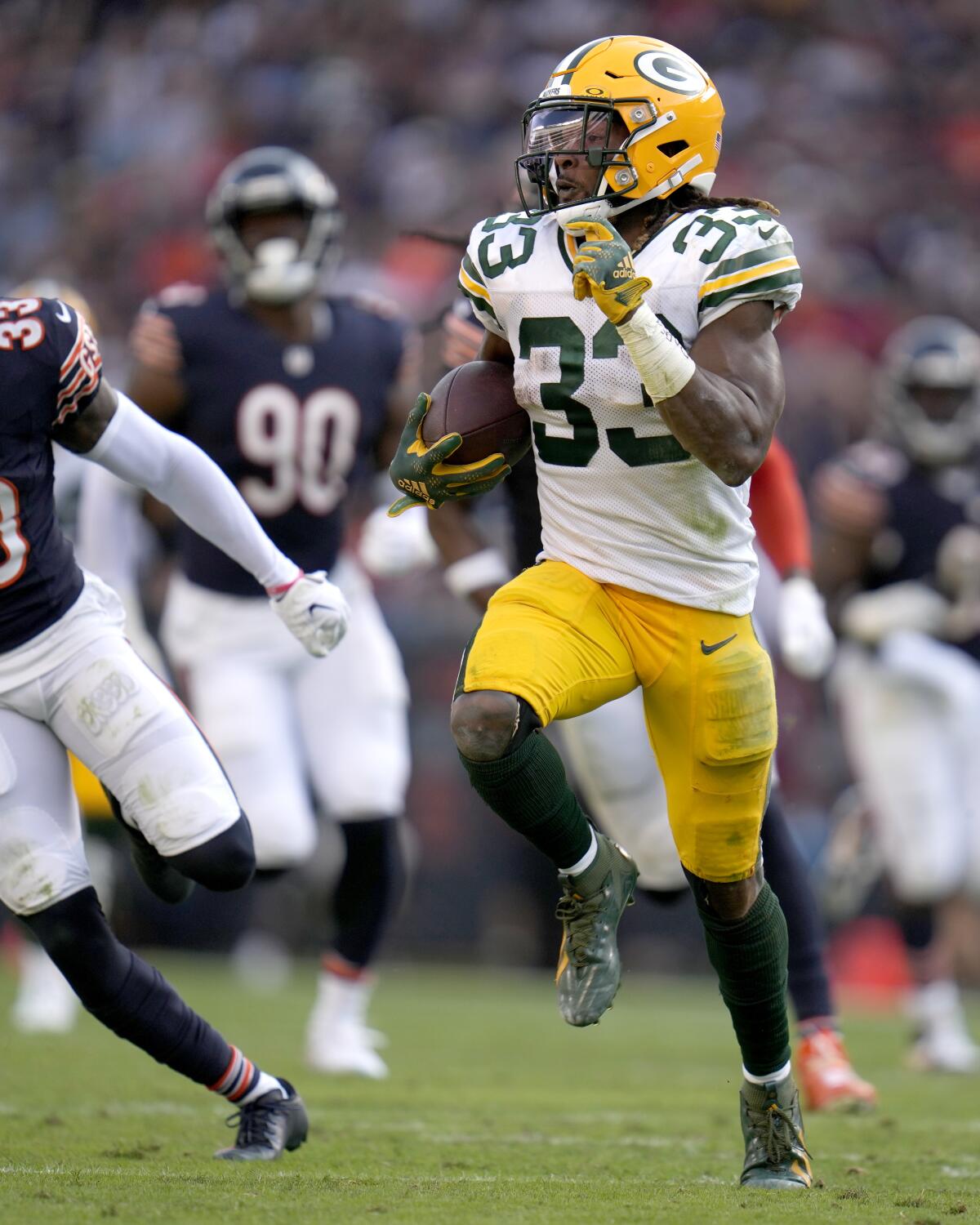 Packers missing 3 starters on offense, including running back