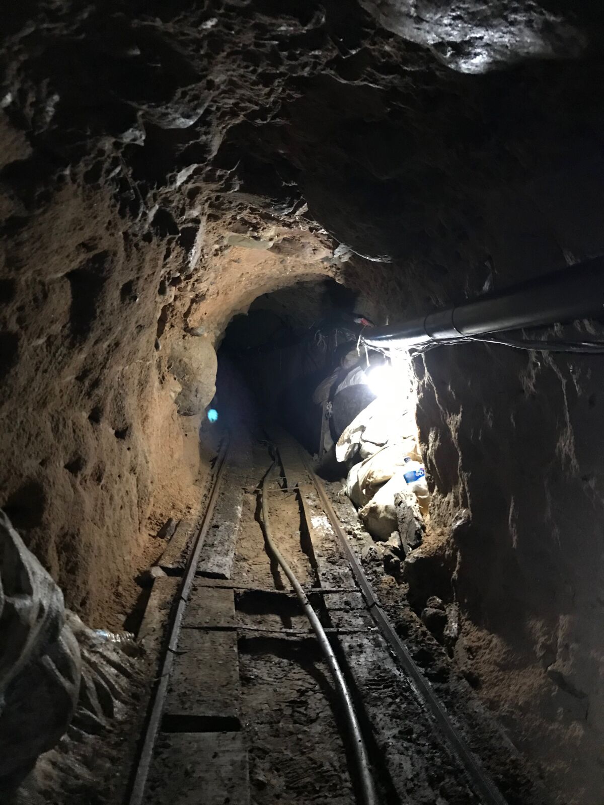 A cross-border tunnel that starts in Tijuana and ends in a San Diego warehouse was discovered March 19.