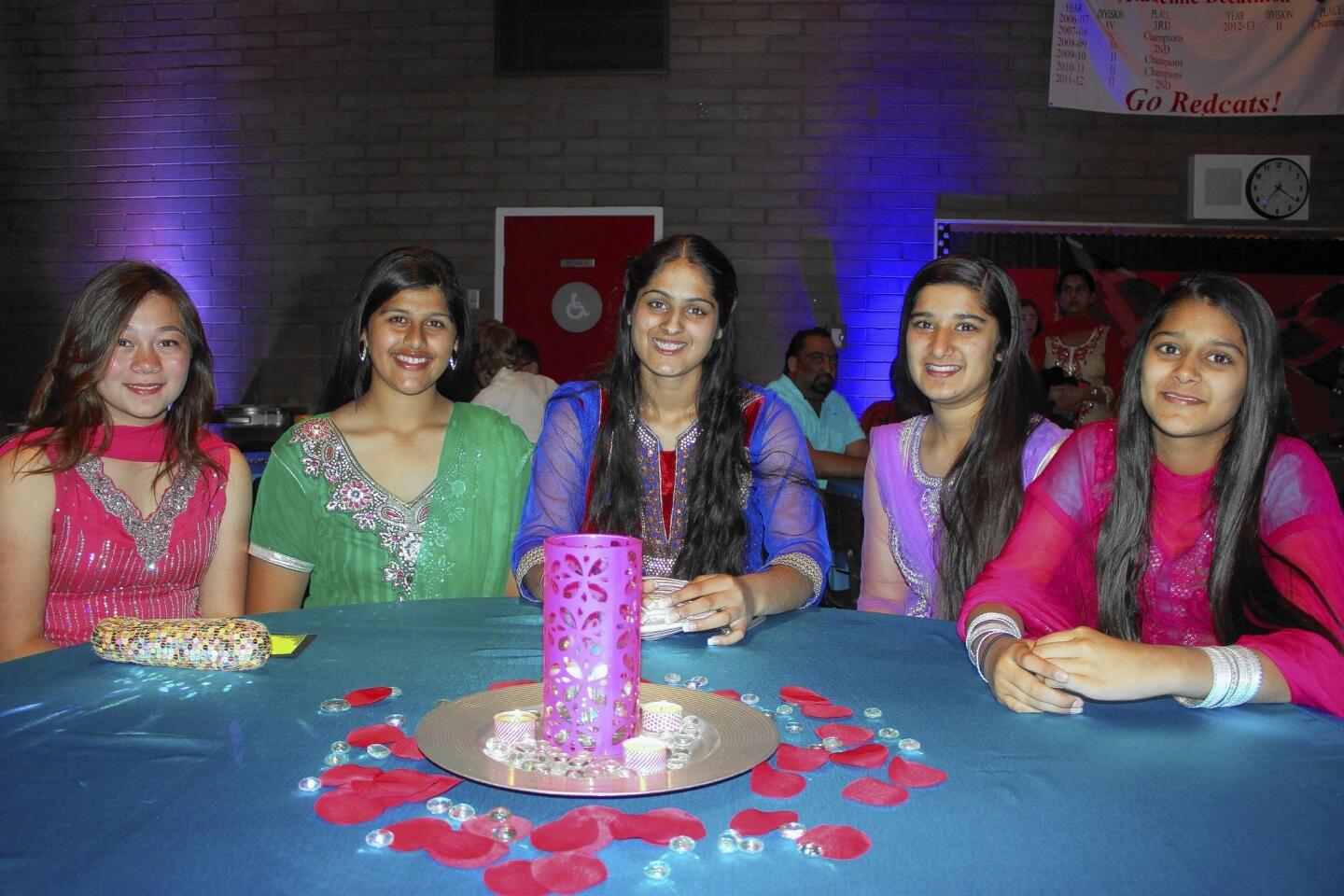 Students at Bollywood dance